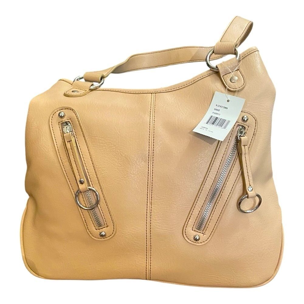 Nine West Y2K Slouchy Hobo Shoulder Bag | Sandy Beige | NWT - Picture 6 of 9